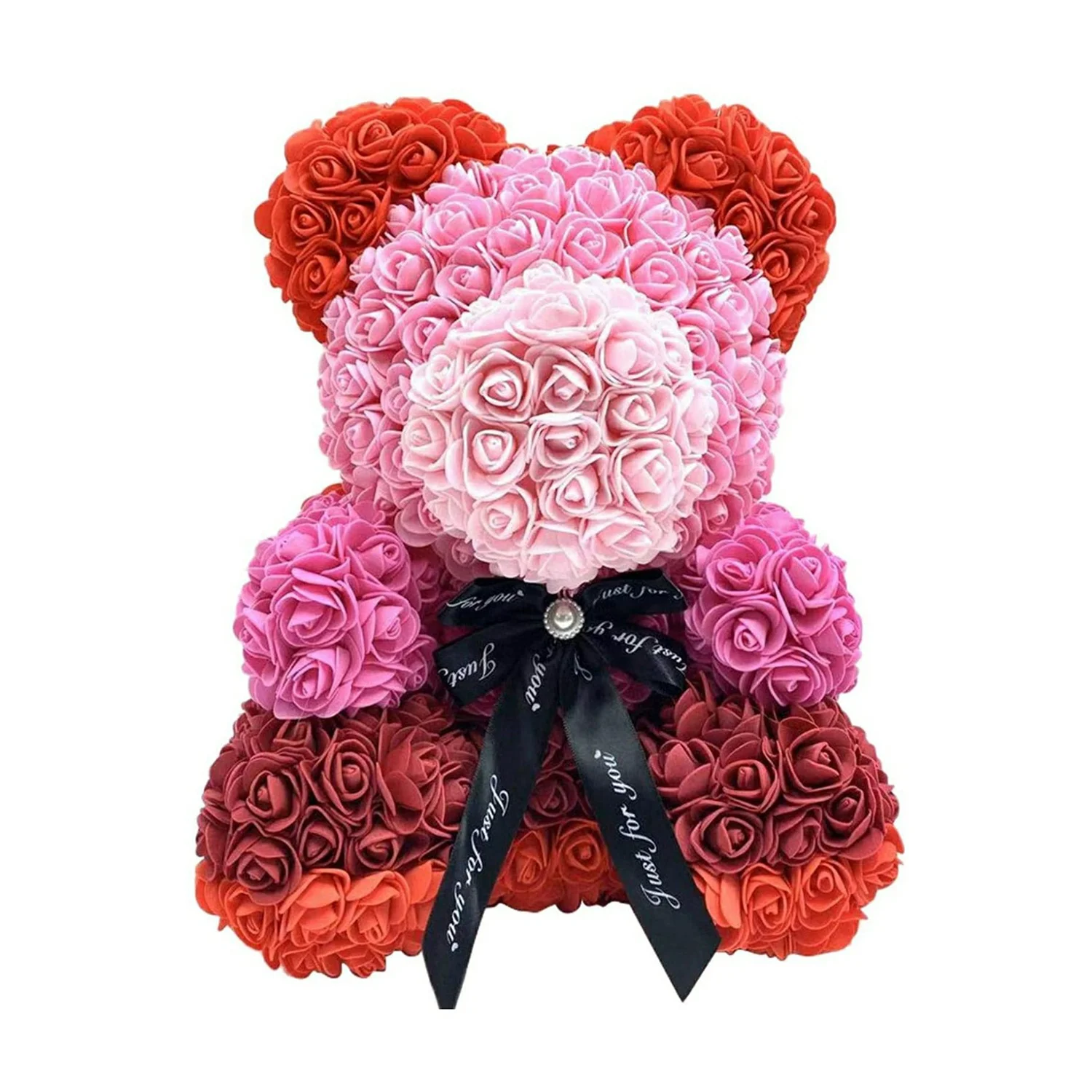 Ourson de roses en mousse