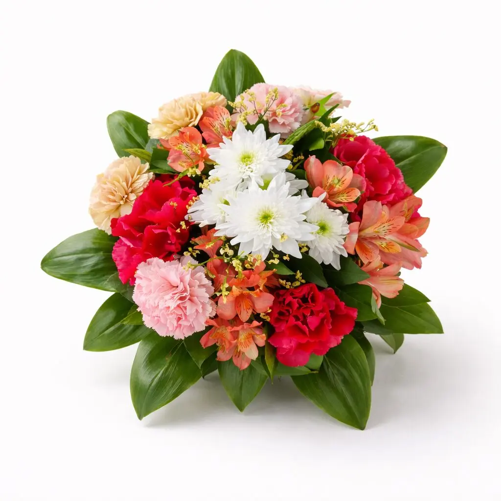 Bouquet rond bulle surprise (Fêtes)