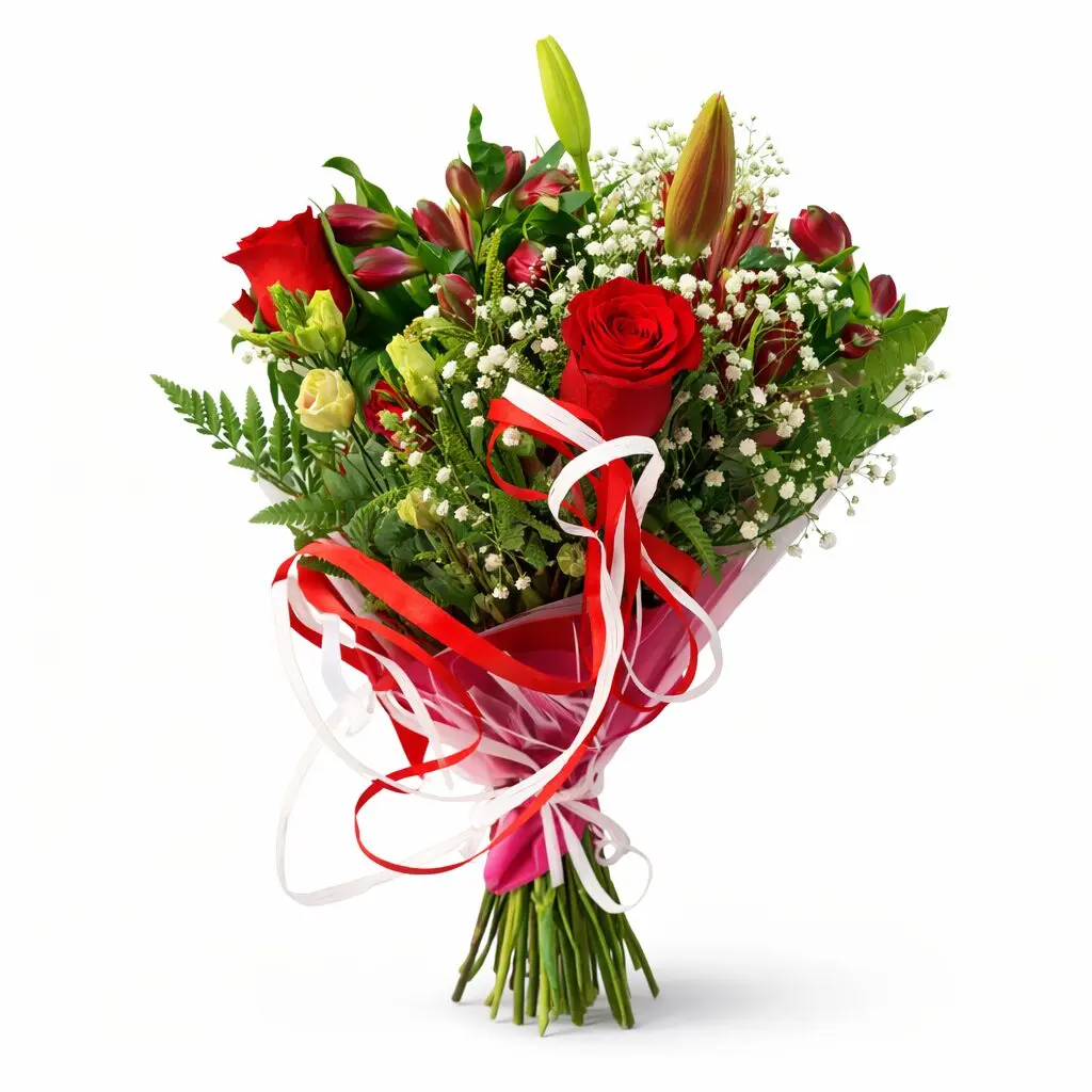 bouquet surprise 2 dominante rouge
