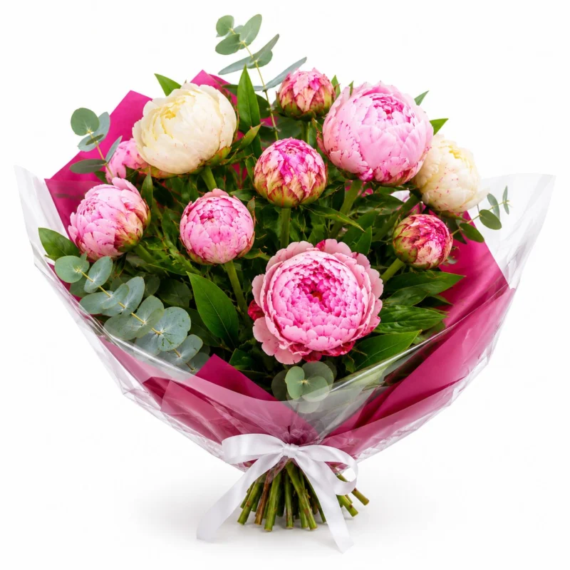 Bouquet de pivoines